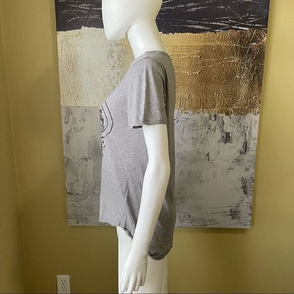 Banana Republic Grey Graphic Tee - Picture 4 of 5
